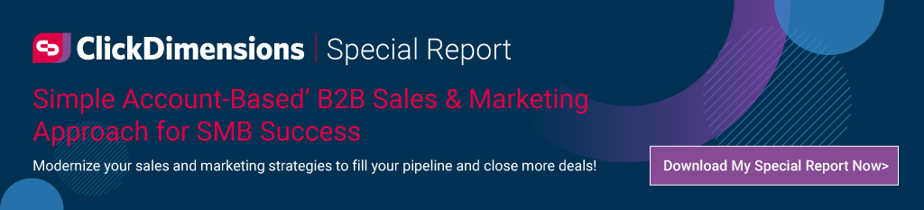 Download our special report on B2B sales and marketing now!